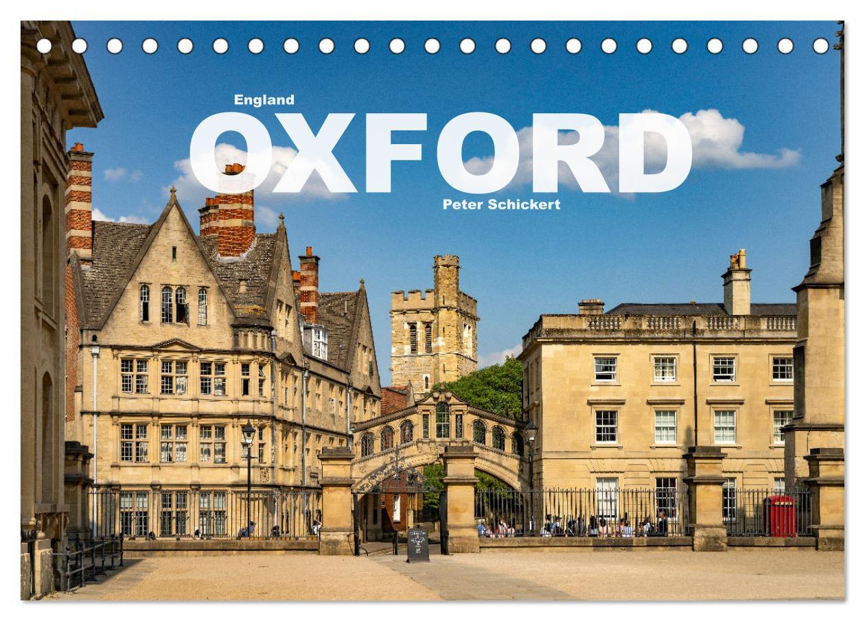 Cover: 9783383870859 | England - Oxford (Tischkalender 2025 DIN A5 quer), CALVENDO...