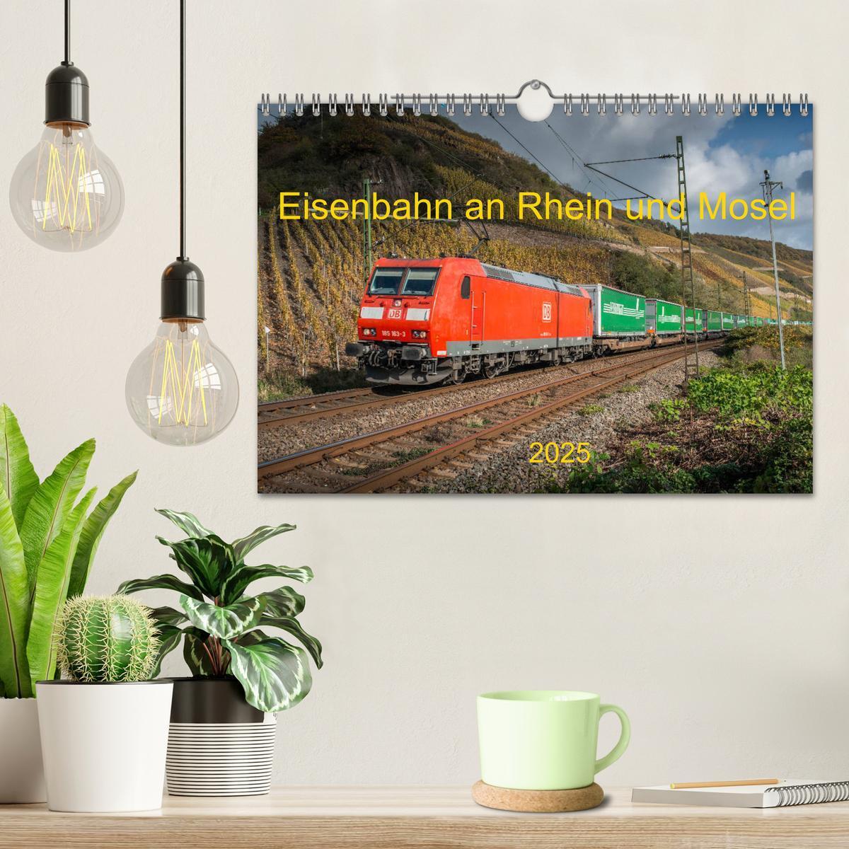 Bild: 9783435705078 | Eisenbahn an Rhein und Mosel 2025 (Wandkalender 2025 DIN A4 quer),...