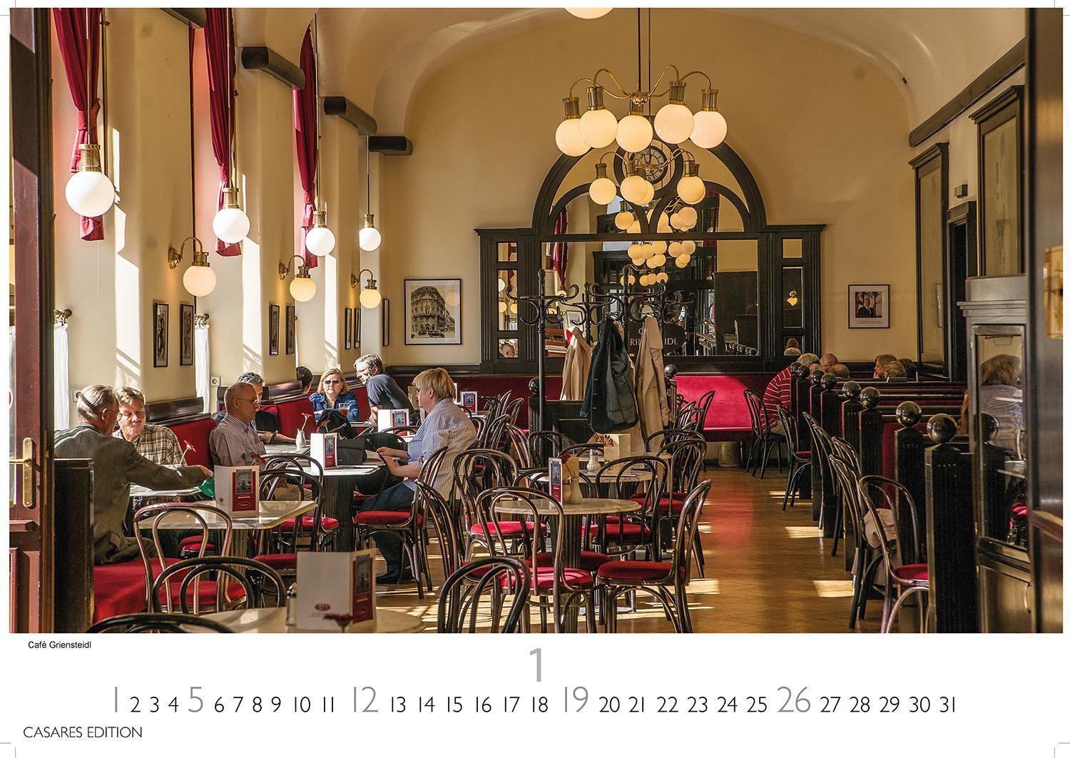 Bild: 9781835241462 | Wiener Caféhaus Kultur 2025 L 35x50cm | H. W. Schawe | Kalender | 2025