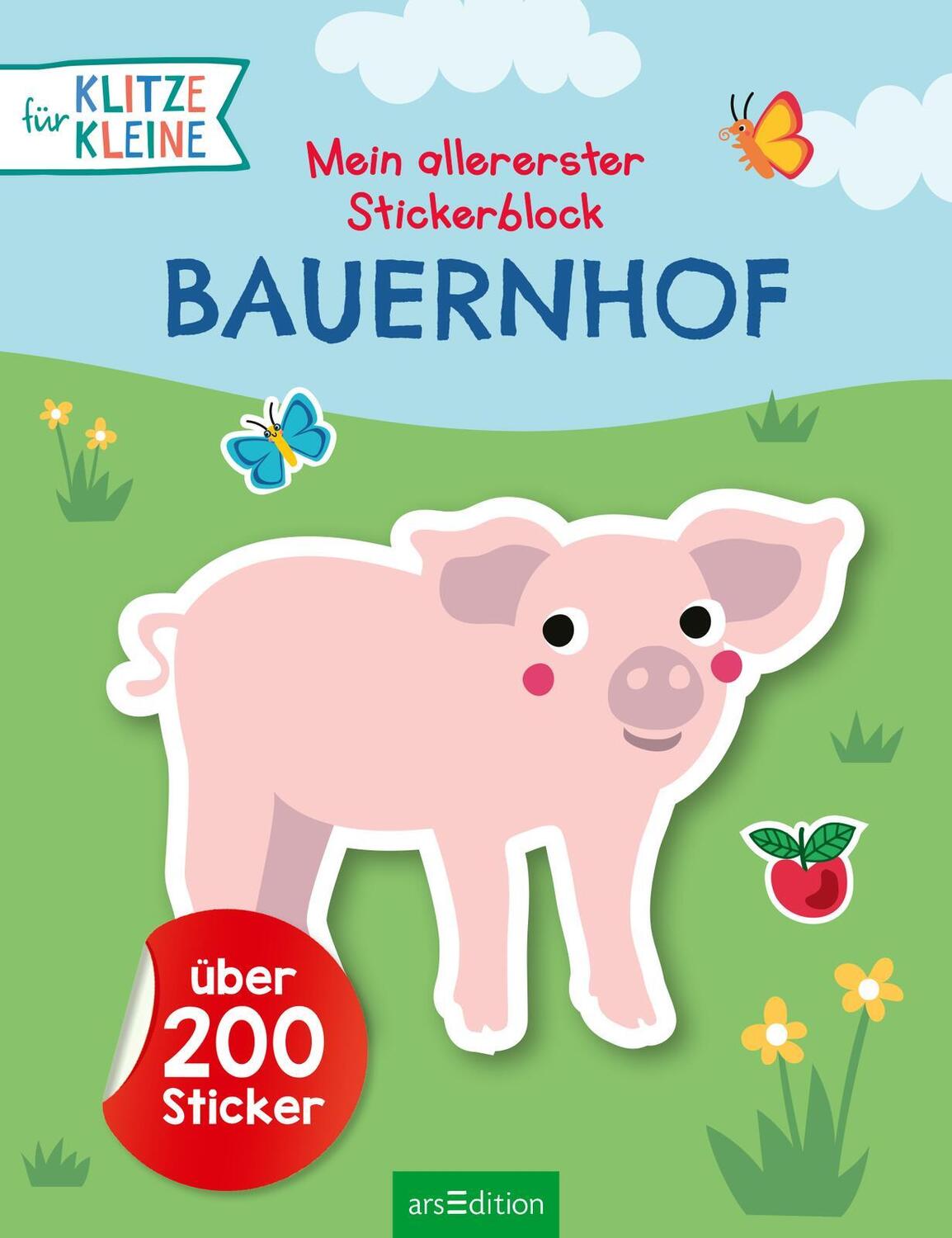 Bild: 9783845849102 | Mein allererster Stickerblock - Bauernhof | Über 200 Sticker | Buch