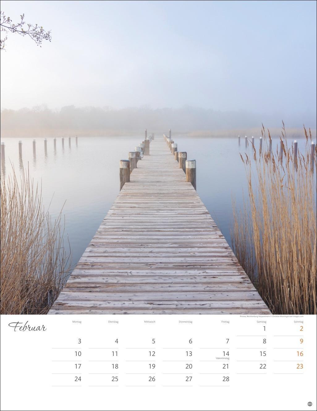 Bild: 9783756405275 | Wege zum Wasser Posterkalender 2025 | Heye | Kalender | Spiralbindung