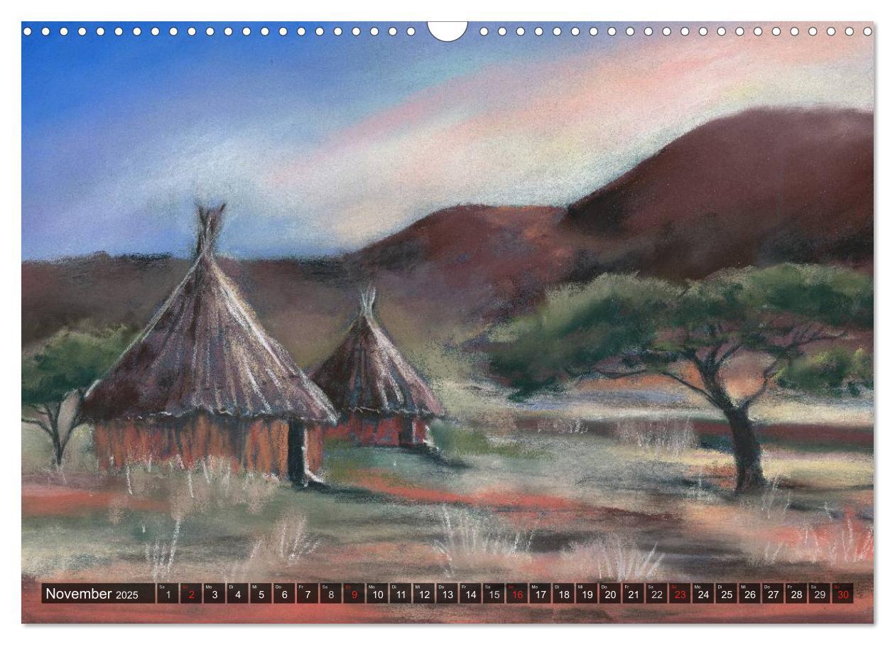 Bild: 9783435494163 | Afrika in Pastellgemälden (Wandkalender 2025 DIN A3 quer), CALVENDO...