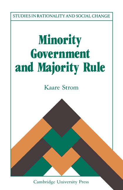 Cover: 9780521374316 | Minority Government and Majority Rule | Kaare Strom (u. a.) | Buch