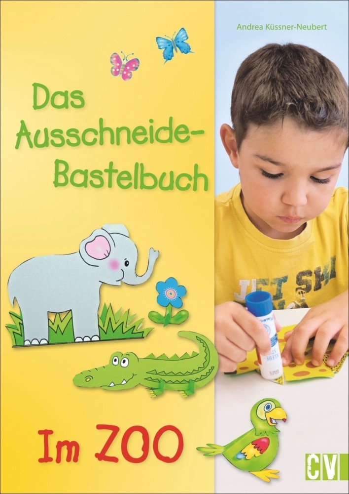 Cover: 9783838835624 | Das Ausschneide-Bastelbuch - Im Zoo | Andrea Küssner-Neubert | Buch