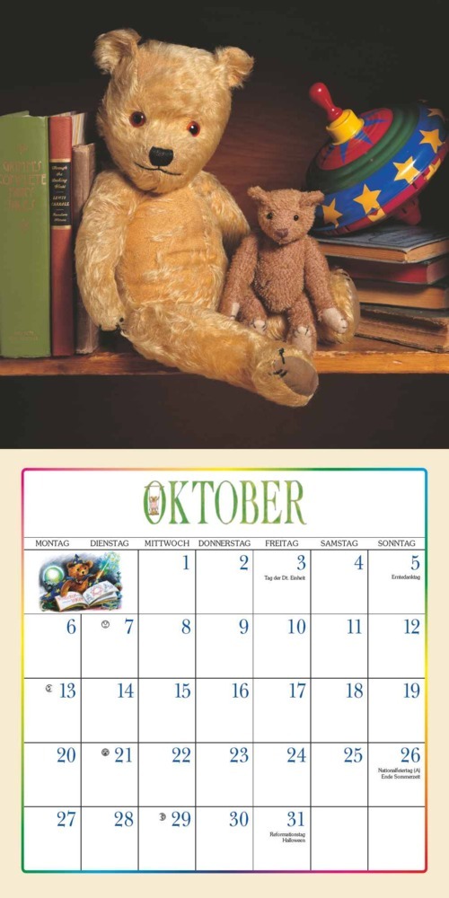 Bild: 4250809653266 | DUMONT - Der Teddybär 2025 Broschürenkalender, 30x30cm,...