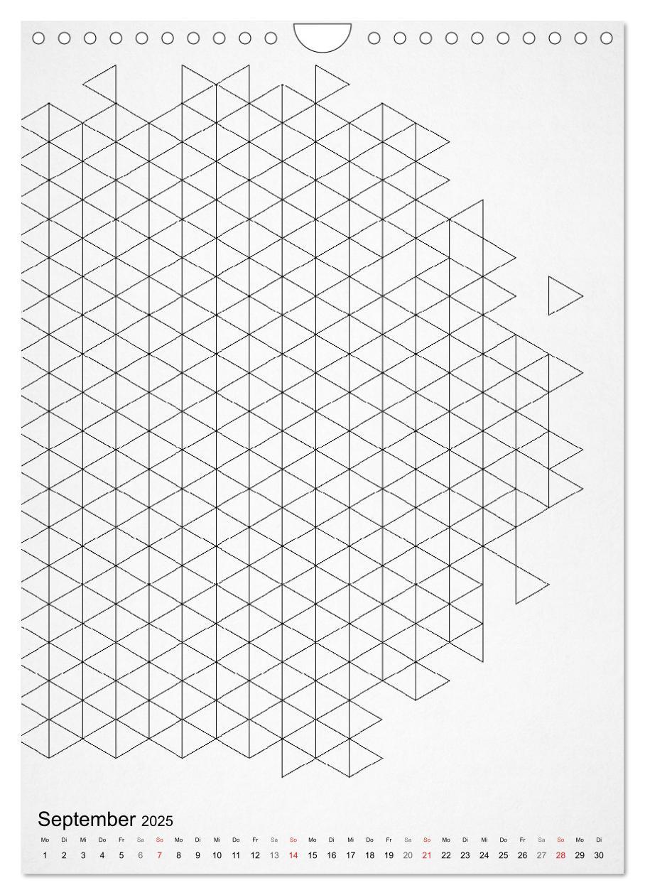 Bild: 9783457020128 | Geometric Graphik Art (Wandkalender 2025 DIN A4 hoch), CALVENDO...