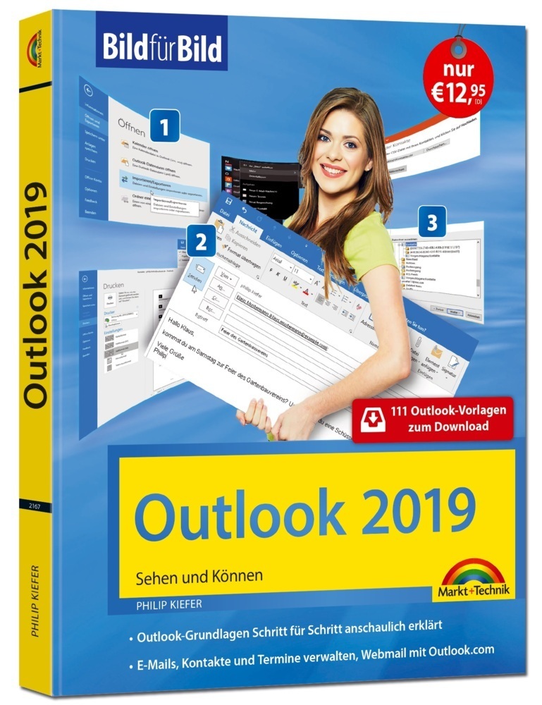 Cover: 9783959821674 | Outlook 2019 | Sehen und Können. 111 Outlook-Vorlagen zum Download