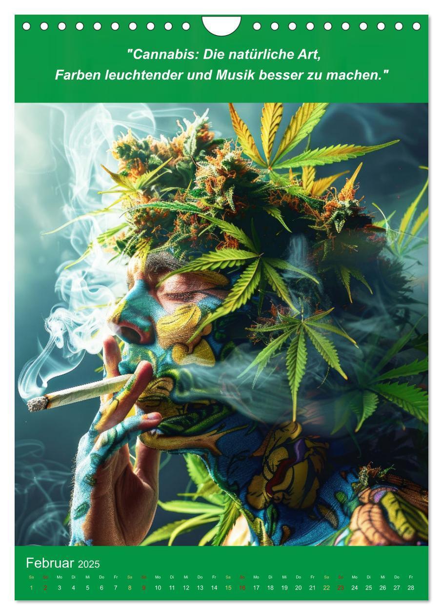 Bild: 9783435691517 | Der humoristische Cannabis Kalender (Wandkalender 2025 DIN A4...