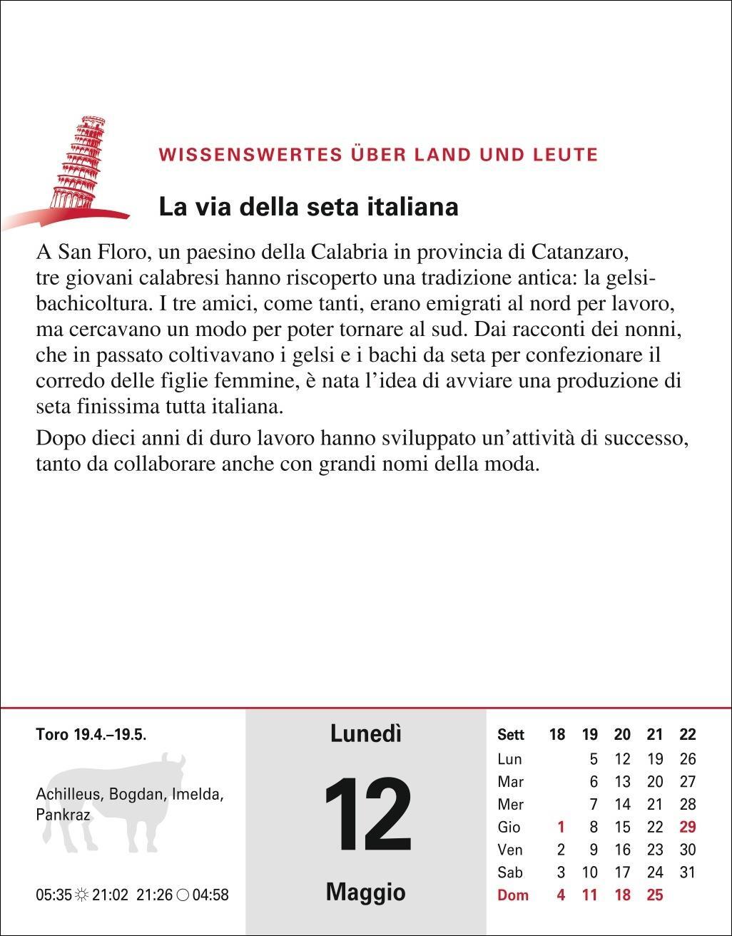 Bild: 9783840033629 | Italienisch Sprachkalender 2025 - Italienisch lernen leicht gemacht...