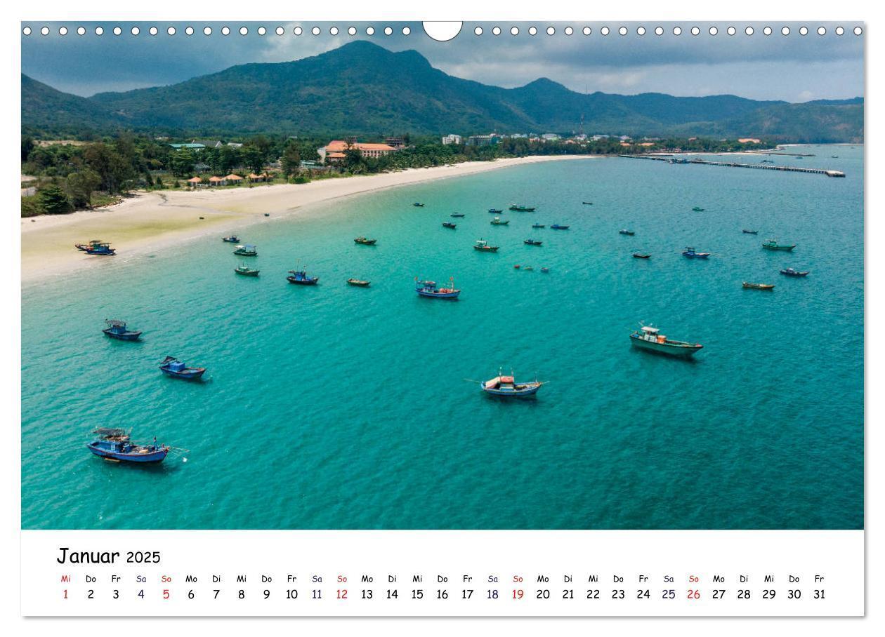 Bild: 9783435350858 | Vietnam aus der Luft (Wandkalender 2025 DIN A3 quer), CALVENDO...