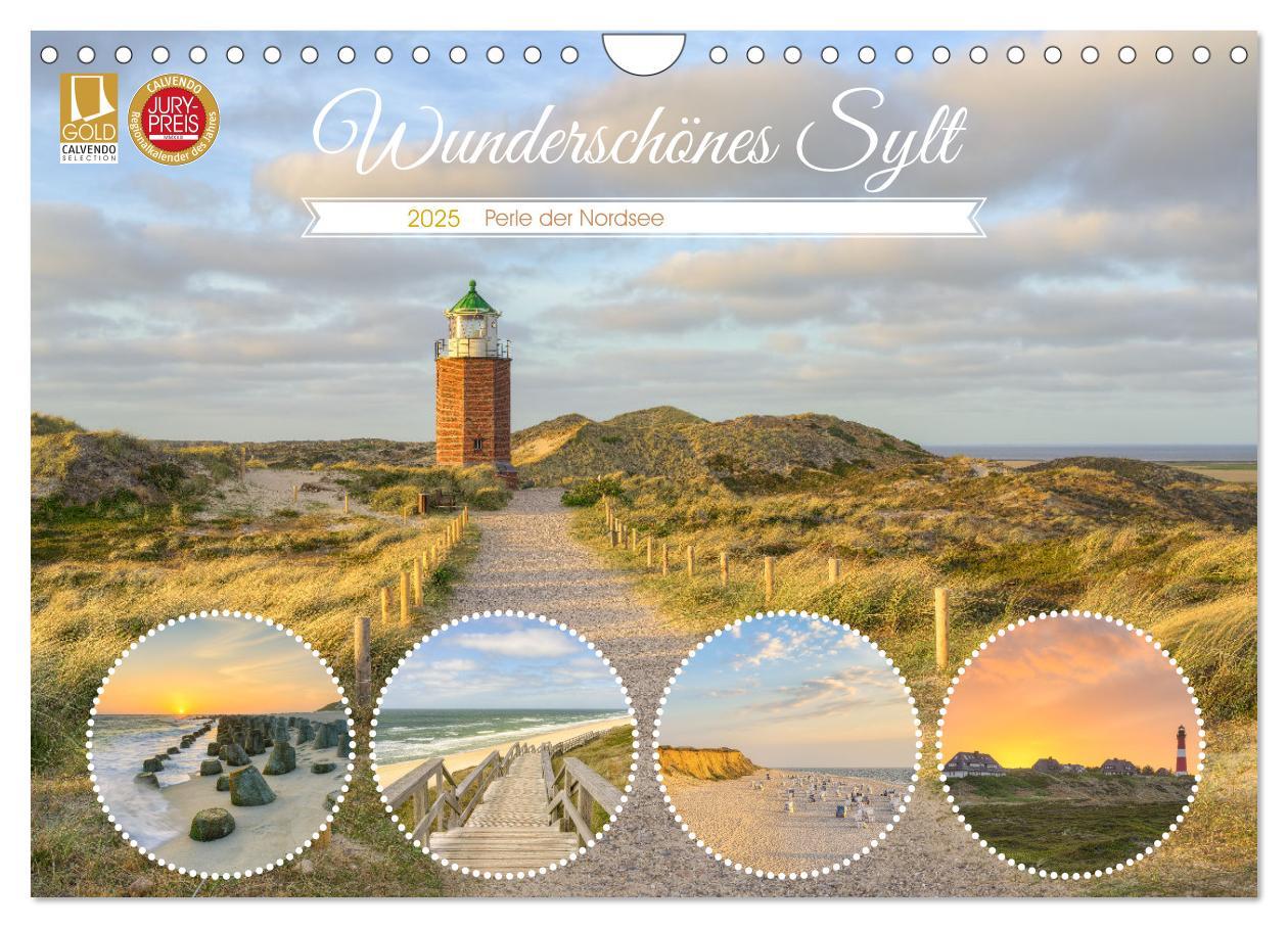 Cover: 9783383828522 | Wunderschönes Sylt - Perle der Nordsee (Wandkalender 2025 DIN A4...