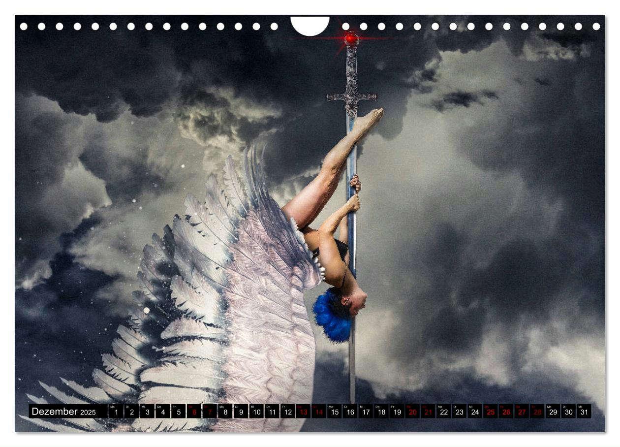 Bild: 9783435387038 | Pole Dance Engel (Wandkalender 2025 DIN A4 quer), CALVENDO...