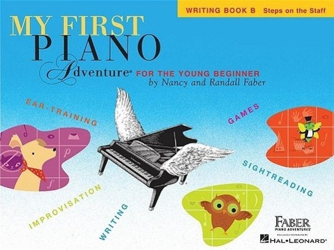 Cover: 9781616776220 | My First Piano Adventure, Writing Book B, Steps on the Staff | Faber