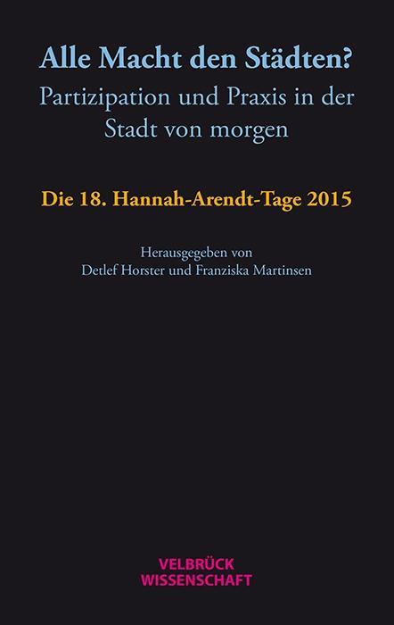 Cover: 9783958321120 | Alle Macht den Städten? | Detlef Horster | Taschenbuch | 112 S. | 2016