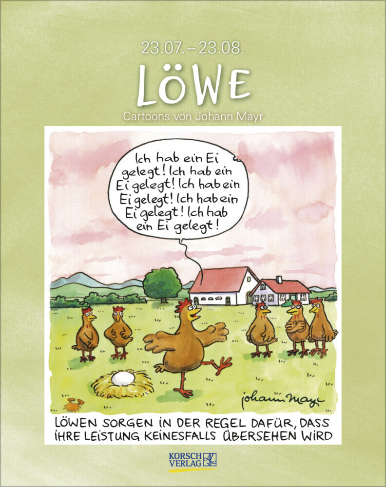 Cover: 9783731876663 | Löwe 2025 | Korsch Verlag | Kalender | Spiralbindung | 13 S. | Deutsch