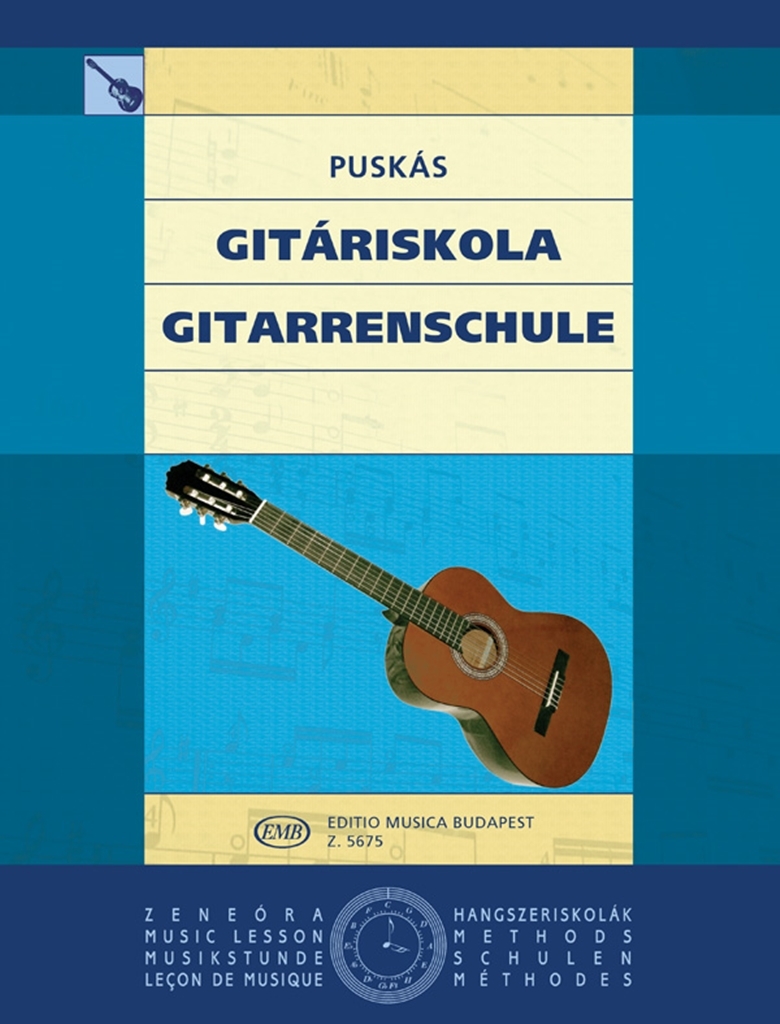 Cover: 9790080056752 | Gitarrenschule | Puskas Tibor | EMB Music Lesson - Methods | Buch