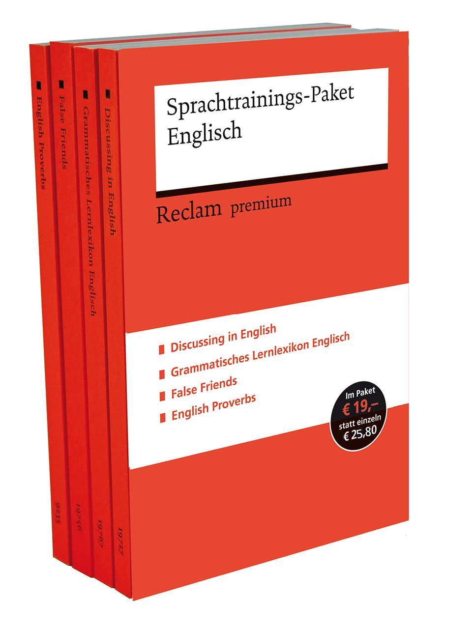 Cover: 9783150300930 | Sprachtrainings-Paket Englisch | 4 Bände eingeschweißt | Taschenbuch