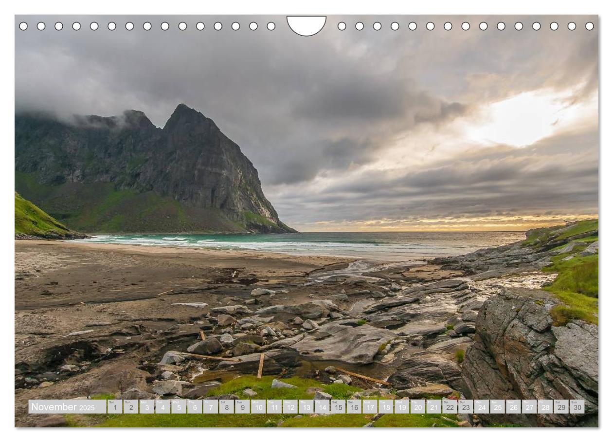 Bild: 9781325994991 | Norway / UK-Version (Wall Calendar 2025 DIN A4 landscape), CALVENDO...