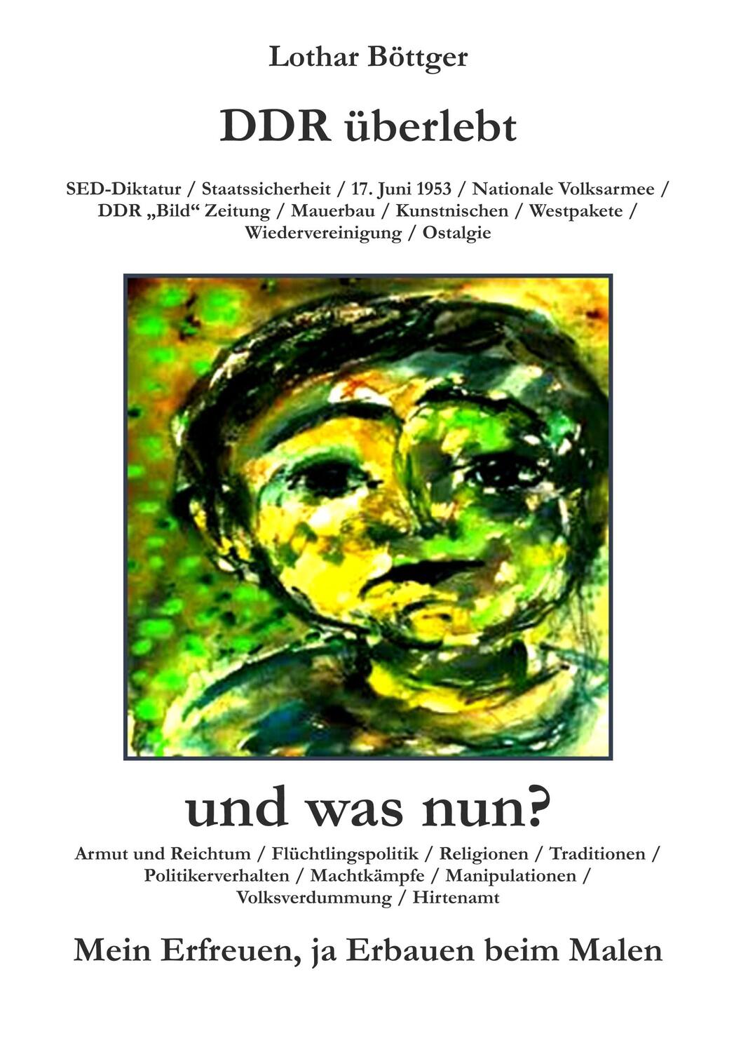 Cover: 9783749471003 | DDR überlebt und was nun? | Mein Erfreuen, ja Erbauen beim Malen