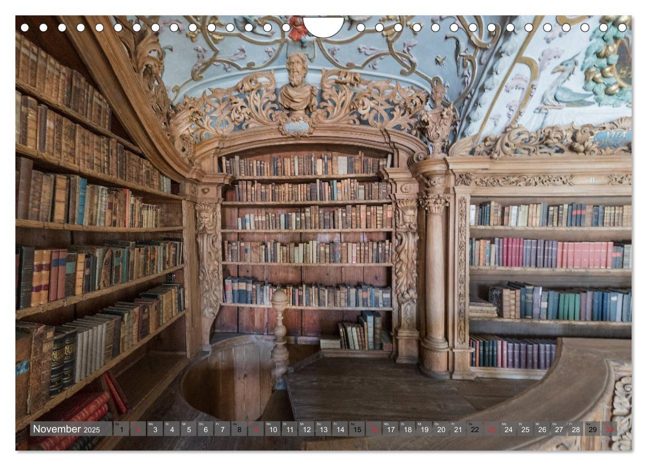 Bild: 9783435176618 | Kloster Waldsassen Stiftsbibliothek (Wandkalender 2025 DIN A4...