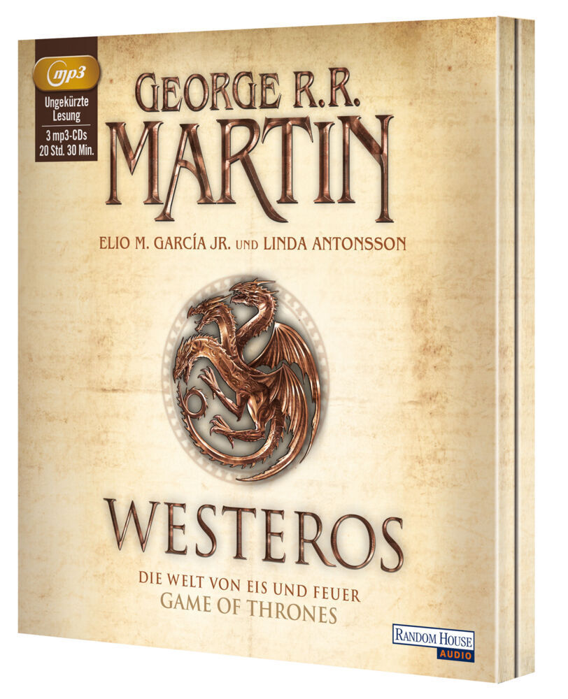 Bild: 9783837131000 | Westeros, 3 Audio-CD, 3 MP3 | George R. R. Martin (u. a.) | Audio-CD