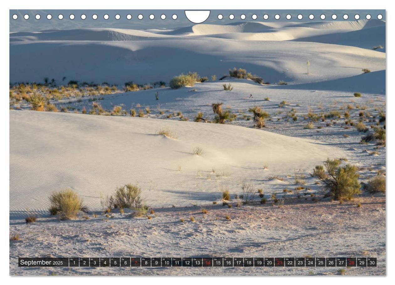 Bild: 9783435210800 | WHITE SANDS Die weiße Wüste in New Mexico (Wandkalender 2025 DIN A4...