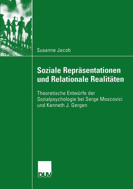 Cover: 9783824445455 | Soziale Repräsentationen und Relationale Realitäten | Susanne Jacob