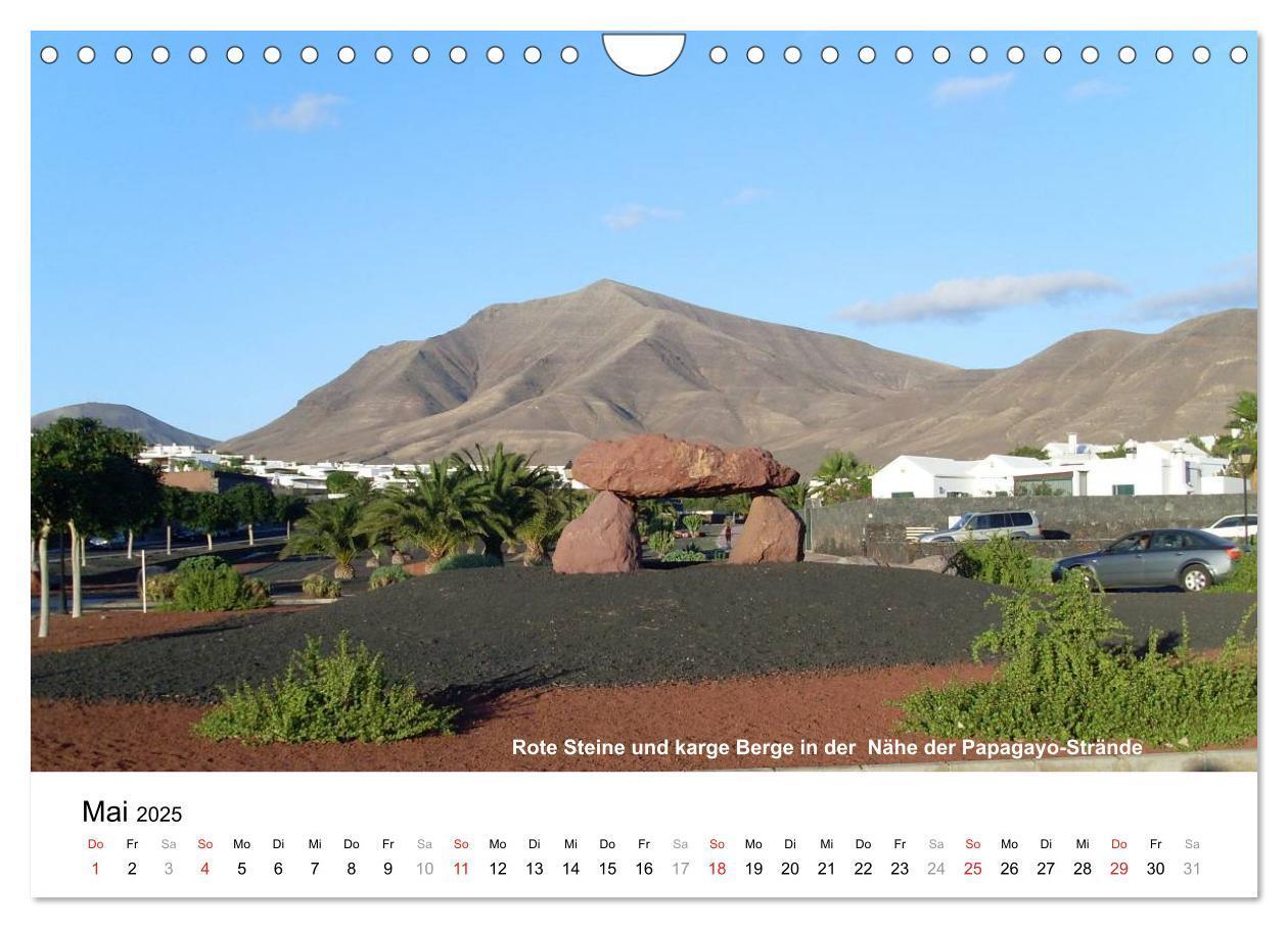 Bild: 9783435765492 | Die Canarischen Inseln - Lanzarote (Wandkalender 2025 DIN A4 quer),...