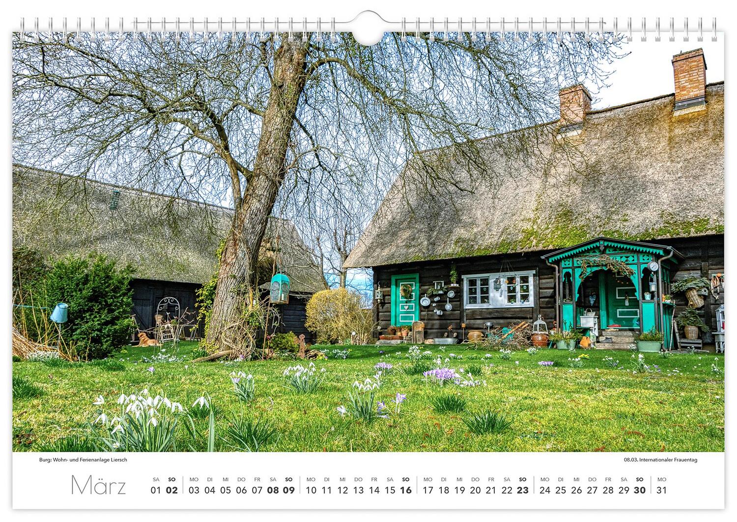 Bild: 9783910680562 | Kalender Spreewald 2025 | Peter Becker 45 x 30 cm weißes Kalendarium