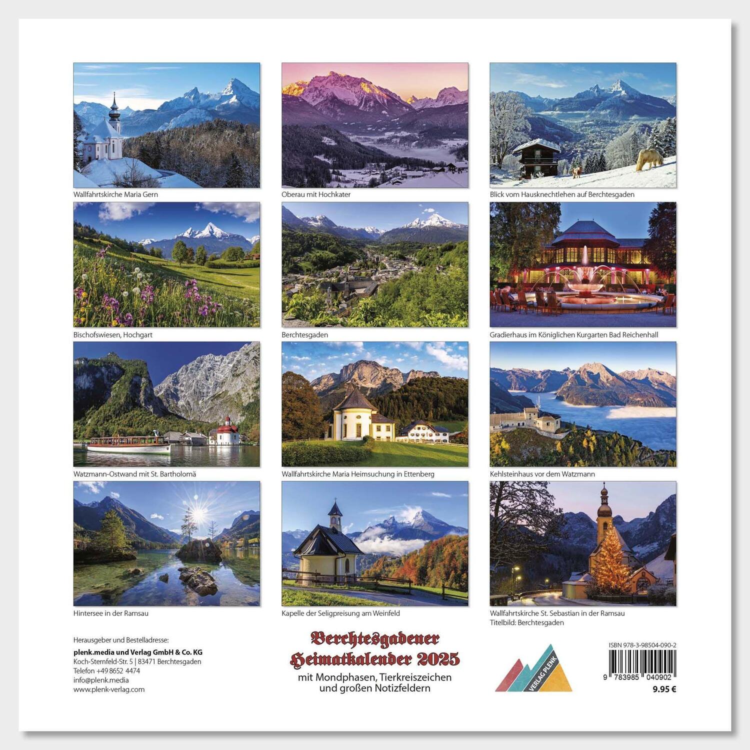 Bild: 9783985040902 | Berchtesgadener Heimatkalender 2025 | KG | Kalender | Spiralbindung