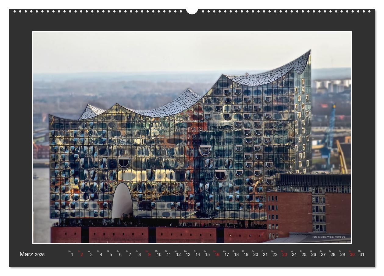 Bild: 9783435329403 | Die Elbphilharmonie Hamburg (Wandkalender 2025 DIN A2 quer),...