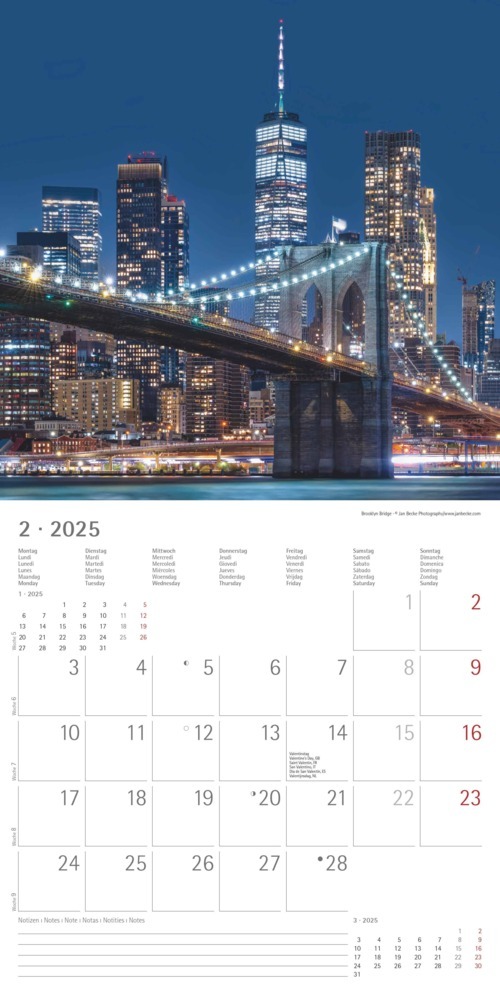 Bild: 4251732340933 | Alpha Edition - New York 2025 Broschürenkalender, 30x30cm,...