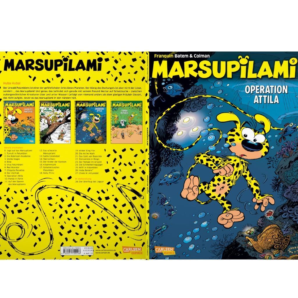 Bild: 9783551799098 | Marsupilami 9: Operation Attila | André Franquin (u. a.) | Taschenbuch