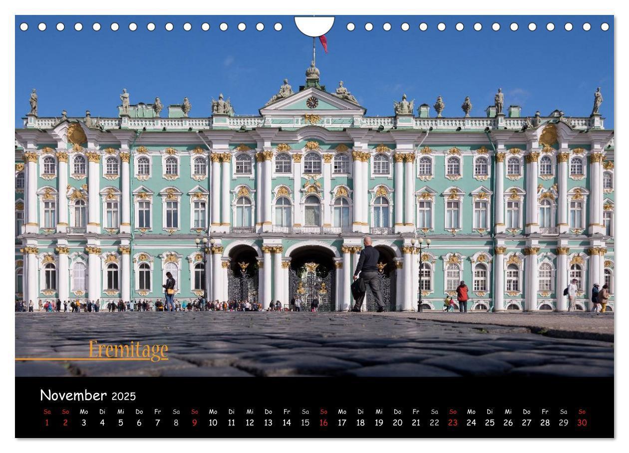 Bild: 9783435622245 | Von Moskau nach St. Petersburg (Wandkalender 2025 DIN A4 quer),...