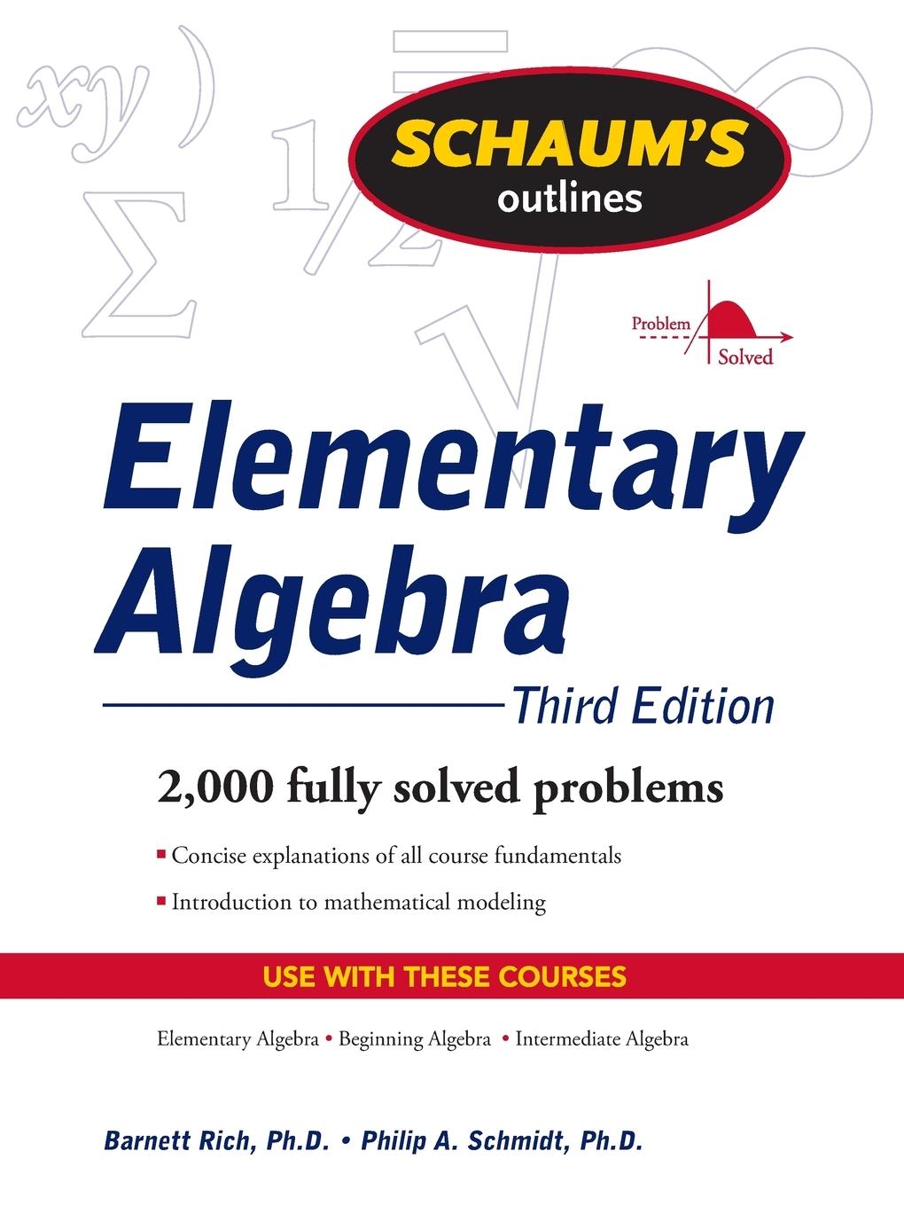 Cover: 9780071611633 | SO ELEMENTARY ALGEBRA 3E REV | Schmidt | Taschenbuch | Englisch | 2009