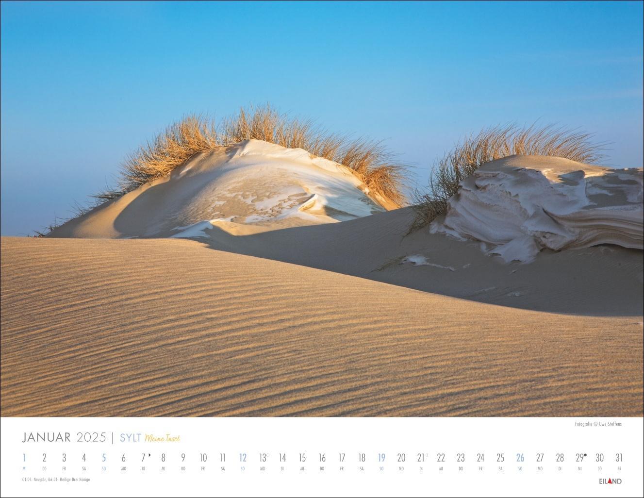 Bild: 9783964023537 | Sylt - Meine Insel Kalender 2025 | Eiland | Kalender | Spiralbindung