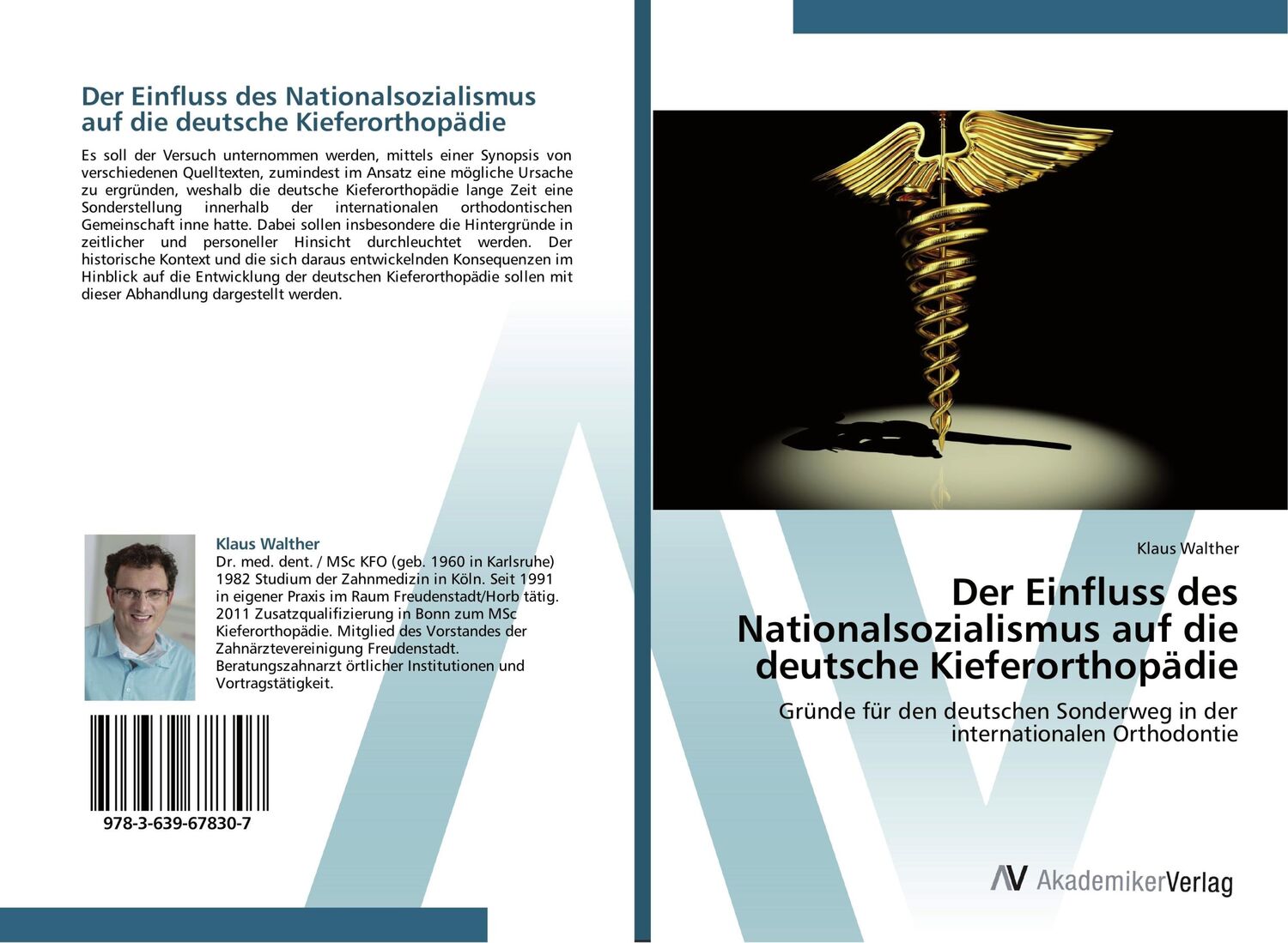 Cover: 9783639678307 | Der Einfluss des Nationalsozialismus auf die deutsche Kieferorthopädie