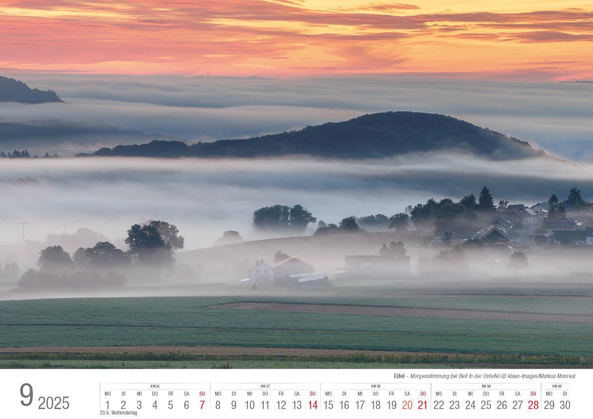 Bild: 9783965352186 | Eifel 2025 Bildkalender A3 Spiralbindung | Holger Klaes | Kalender