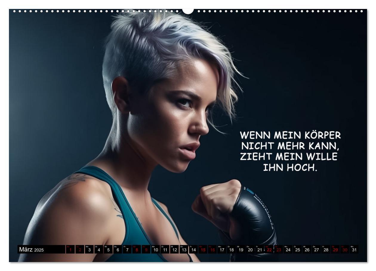 Bild: 9783383909719 | Motivation und Boxen (Wandkalender 2025 DIN A2 quer), CALVENDO...