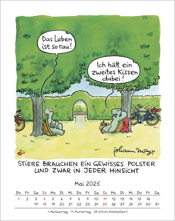 Bild: 9783731876632 | Stier 2025 | Korsch Verlag | Kalender | Spiralbindung | 13 S. | 2025