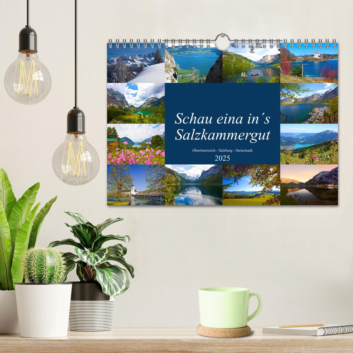 Bild: 9783435393190 | Schau eina in´s Salzkammergut (Wandkalender 2025 DIN A4 quer),...