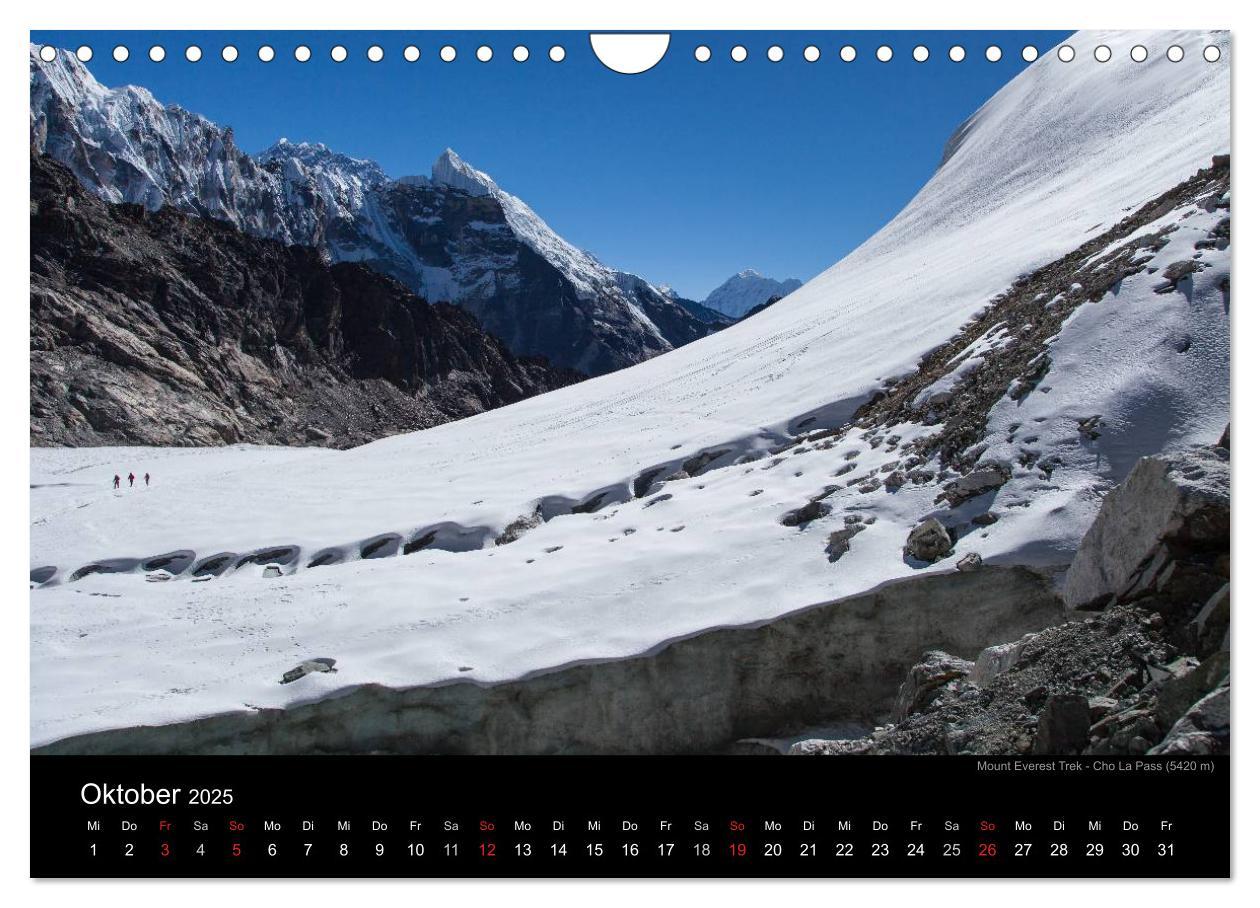 Bild: 9783435811038 | Mount Everest Trek (Wandkalender 2025 DIN A4 quer), CALVENDO...