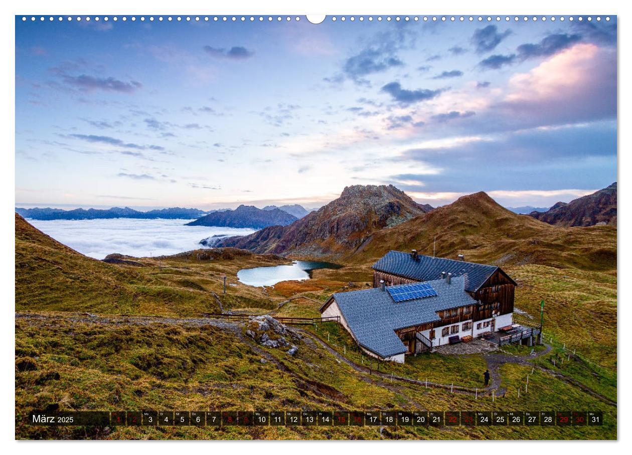 Bild: 9783435270842 | Hüttenzauber: Berghütten in den Alpen (Wandkalender 2025 DIN A2...