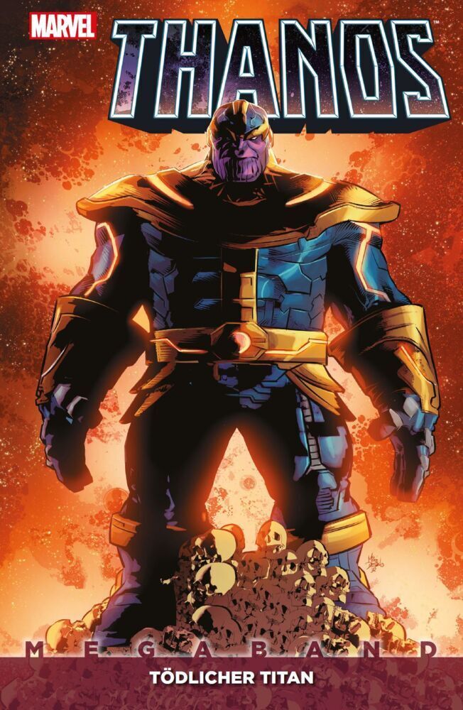 Cover: 9783741607790 | Thanos, Megaband - Tödlicher Titan. Bd.1 | Jeff Lemire (u. a.) | Buch