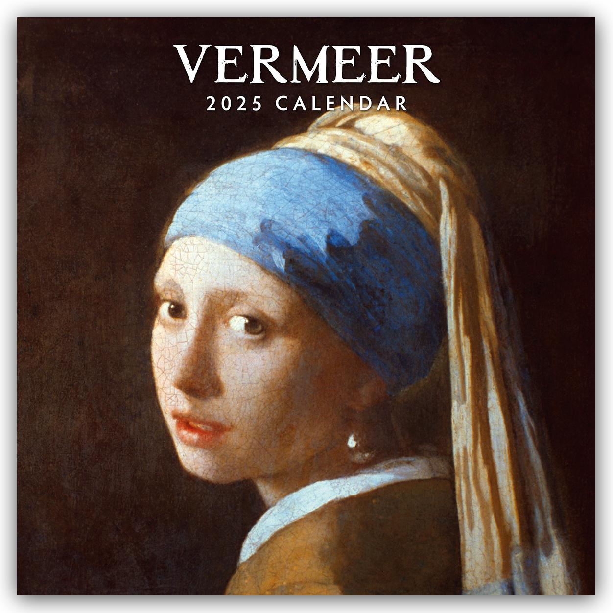 Cover: 9781804425527 | Johannes Vermeer - Jan Vermeer 2025 - 16-Monatskalender | Robin Red