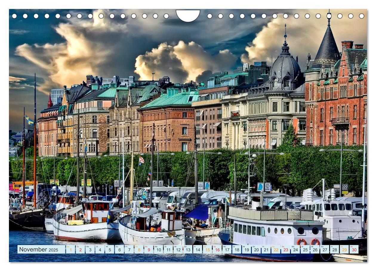 Bild: 9783435573905 | Stockholm - Venedig des Nordens (Wandkalender 2025 DIN A4 quer),...