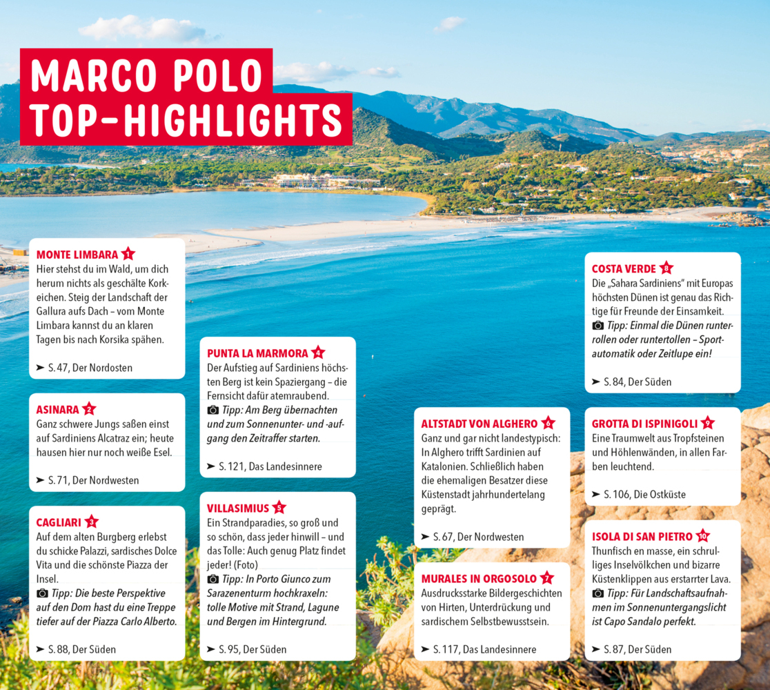 Bild: 9783829719384 | MARCO POLO Reiseführer Sardinien | Timo Lutz (u. a.) | Taschenbuch