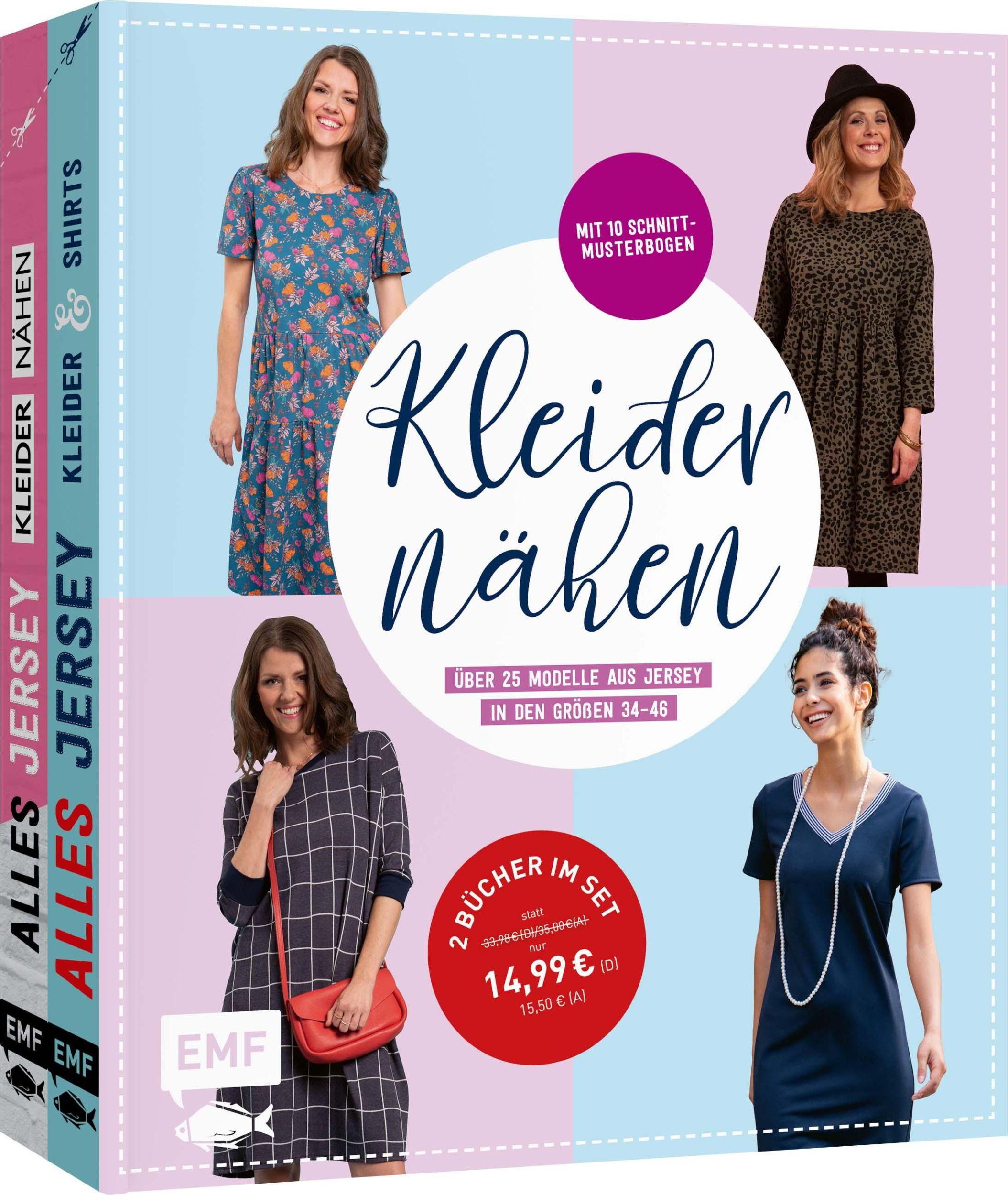 Cover: 9783745922813 | Kleider nähen - Über 25 Modelle aus Jersey in den Größen 34-46 | Buch