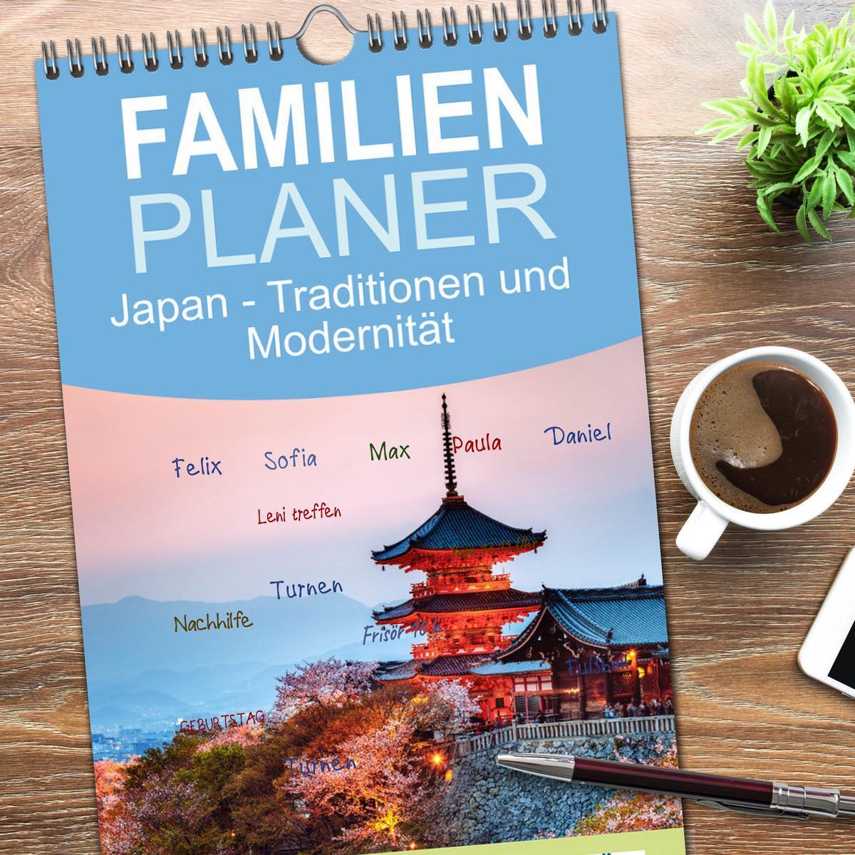 Bild: 9783457095355 | Familienplaner 2025 - Japan - Traditionen und Modernität mit 5...