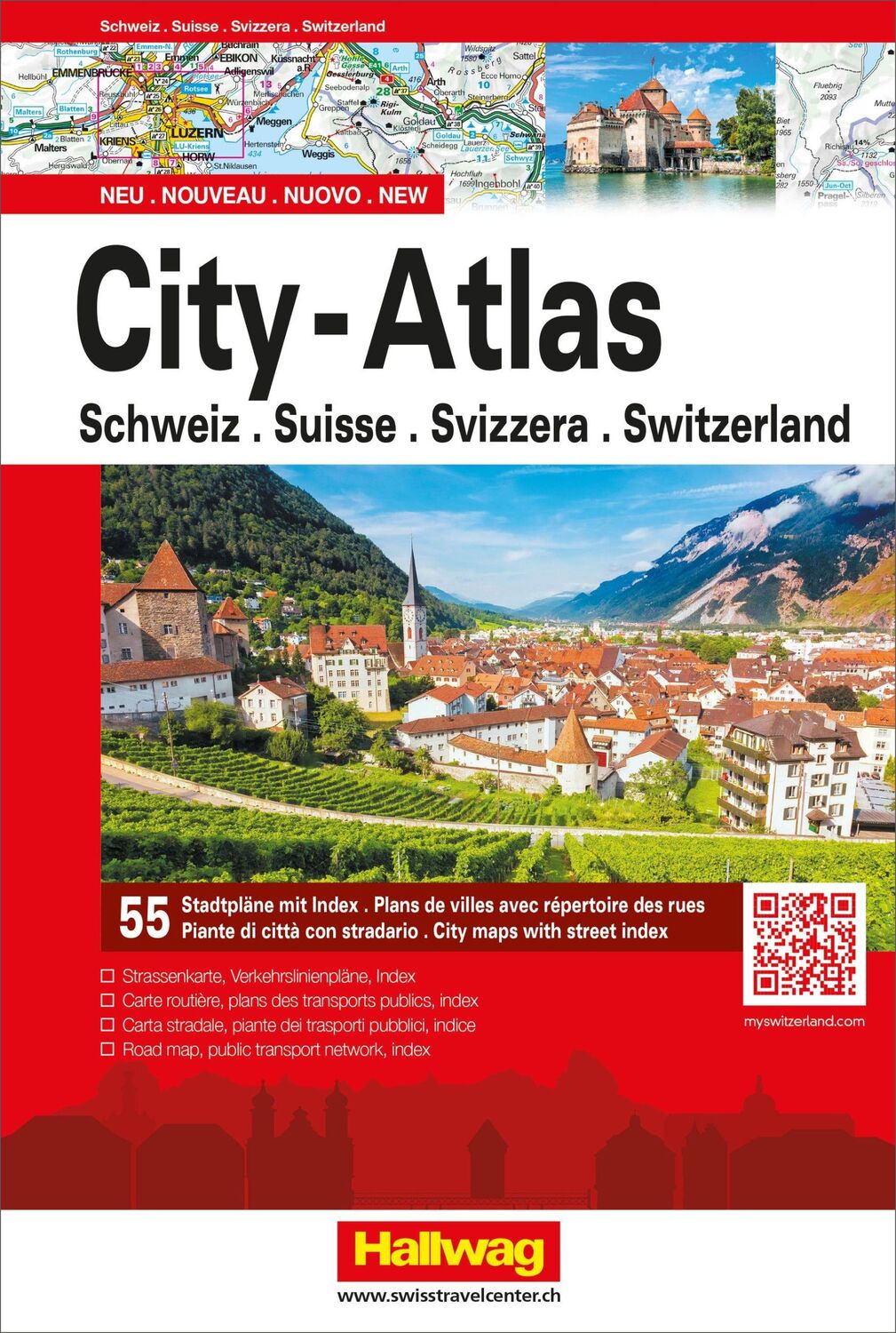 Cover: 9783828308640 | Autoatlas Schweiz City-Atlas | Taschenbuch | Hallwag Karten | 169 S.